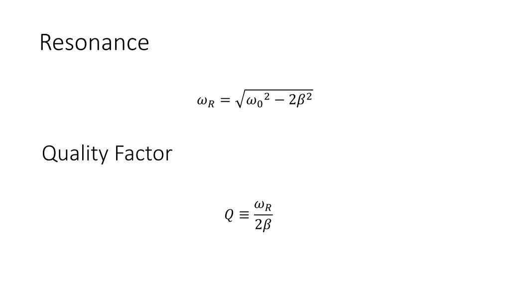 resonance