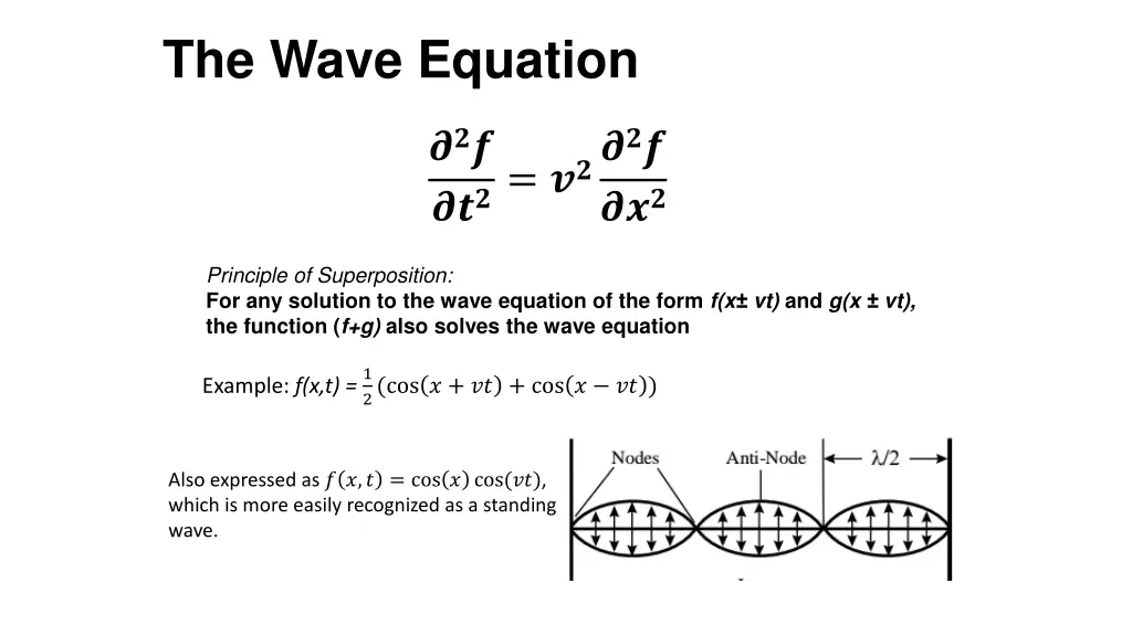 the wave equation 1