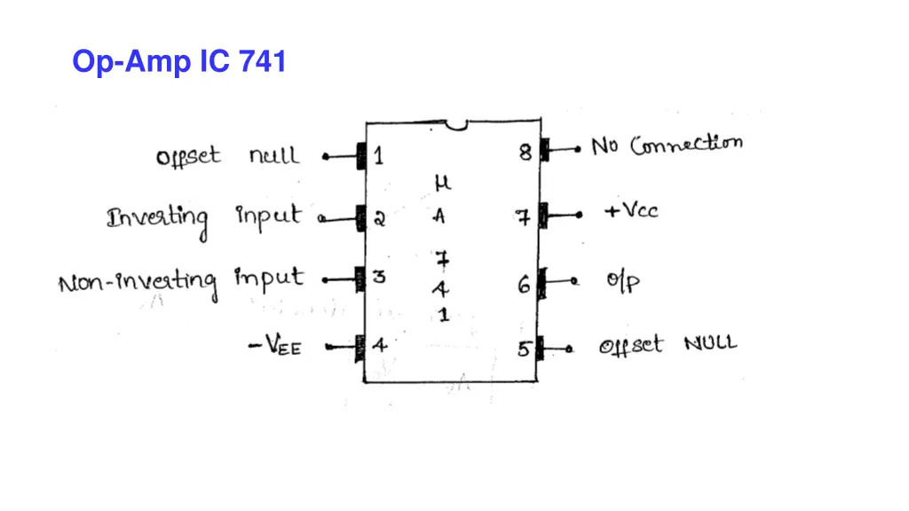 op amp ic 741