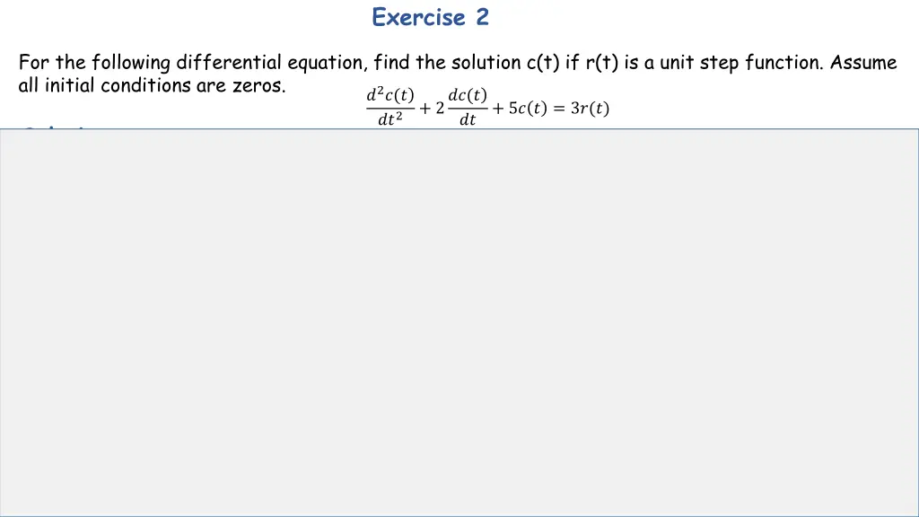 exercise 2