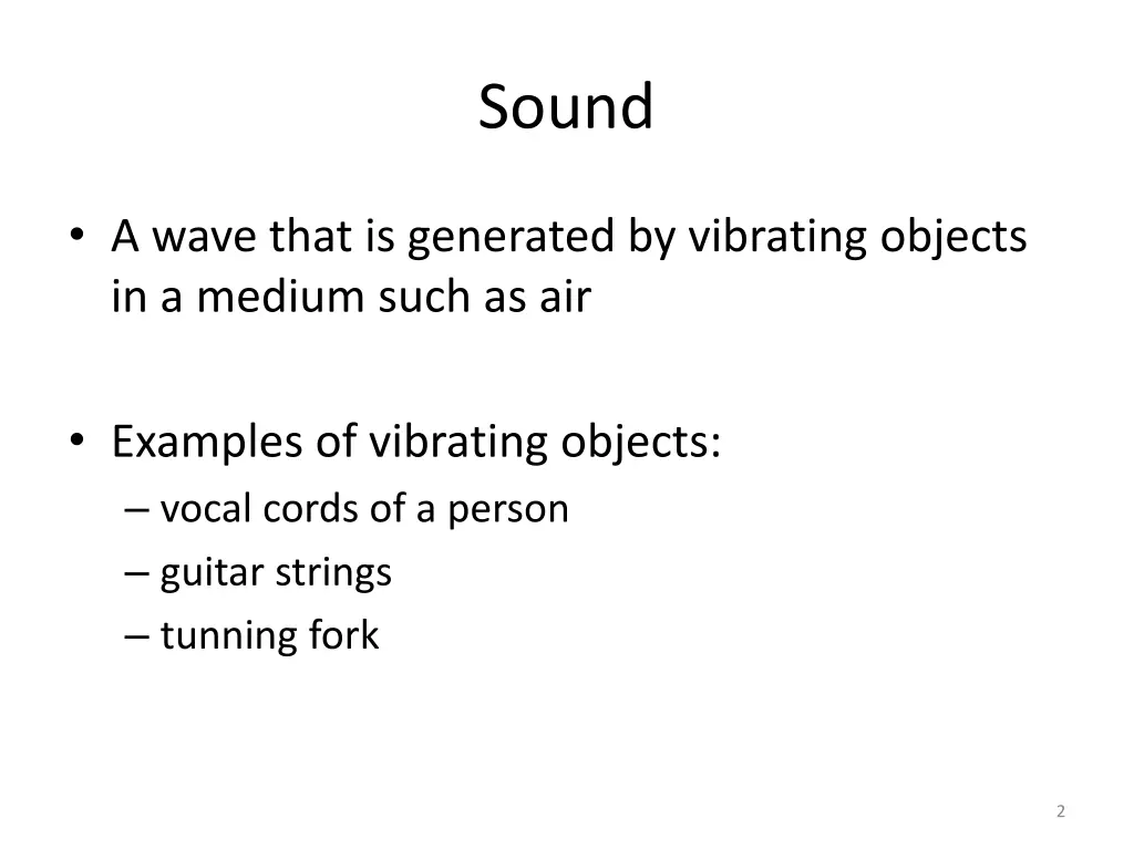 sound