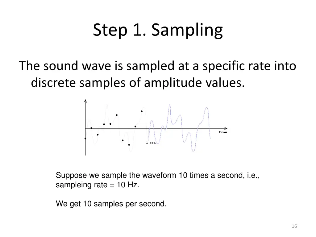 step 1 sampling 2