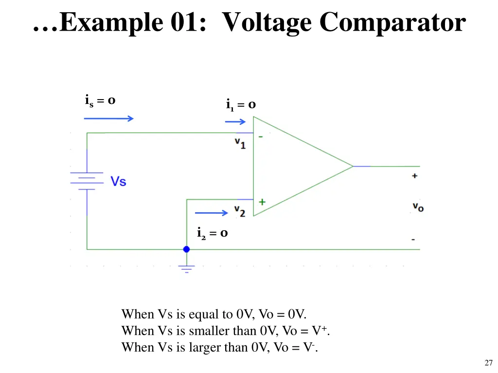 example 01 voltage comparator 1