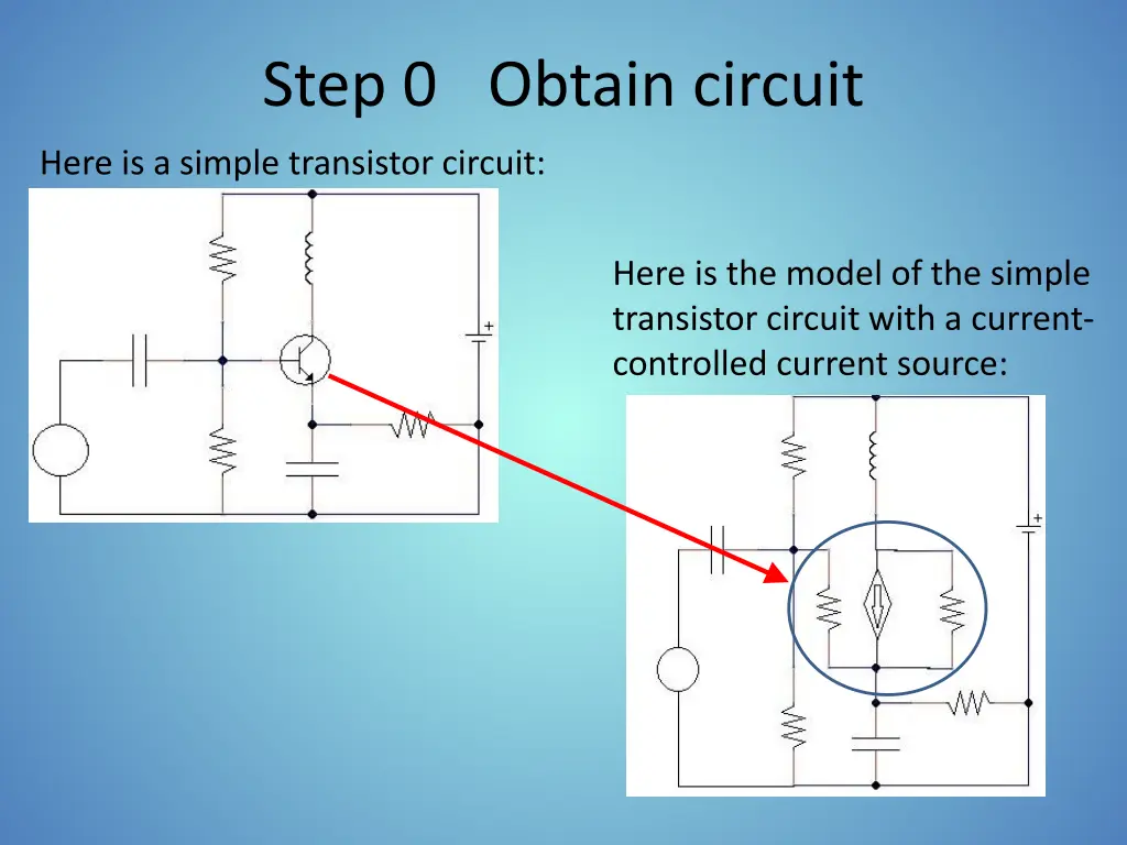 step 0 obtain circuit