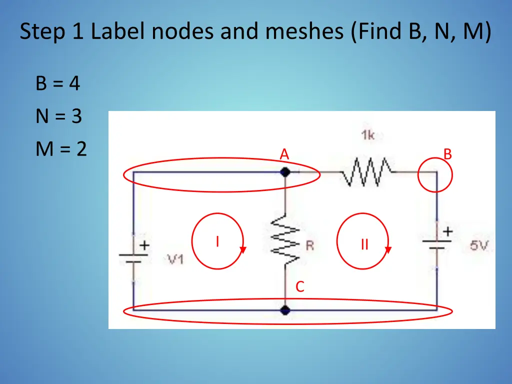 step 1 label nodes and meshes find b n m 1