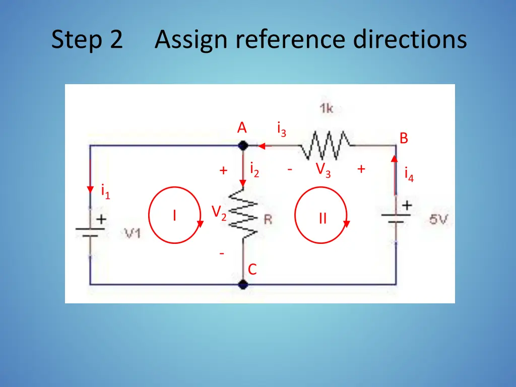 step 2 assign reference directions 1
