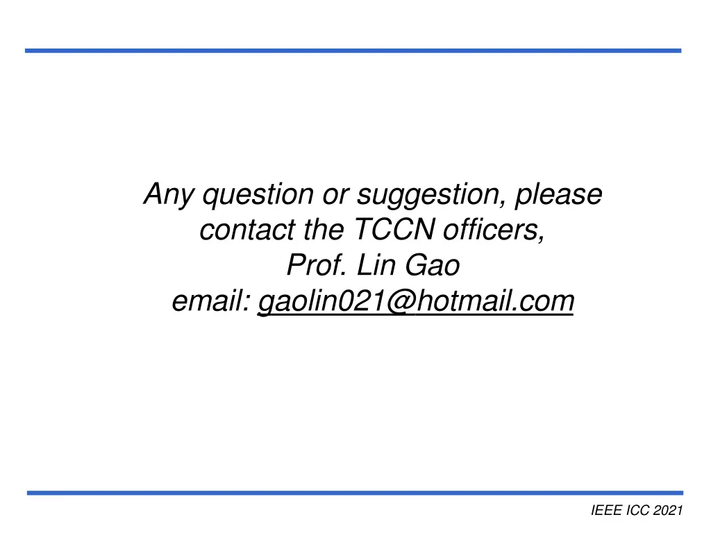 any question or suggestion please contact