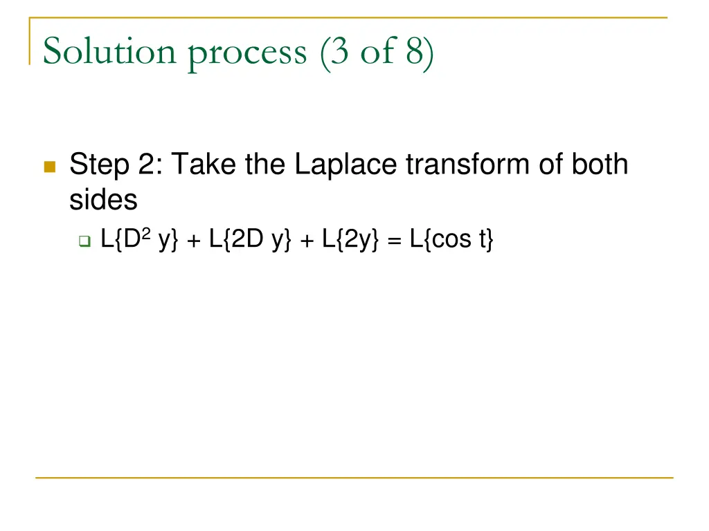 solution process 3 of 8