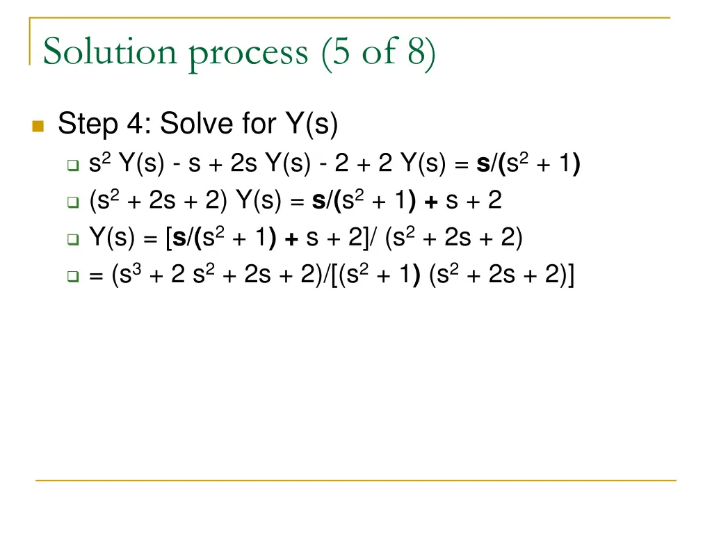 solution process 5 of 8