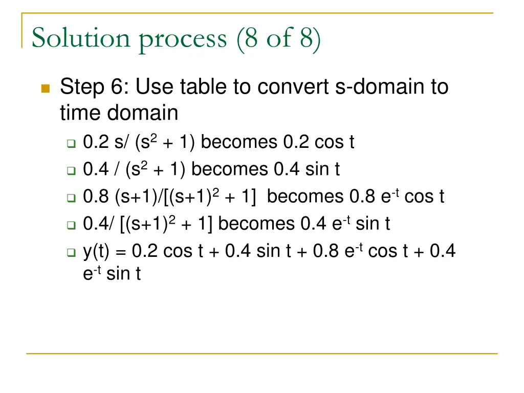 solution process 8 of 8