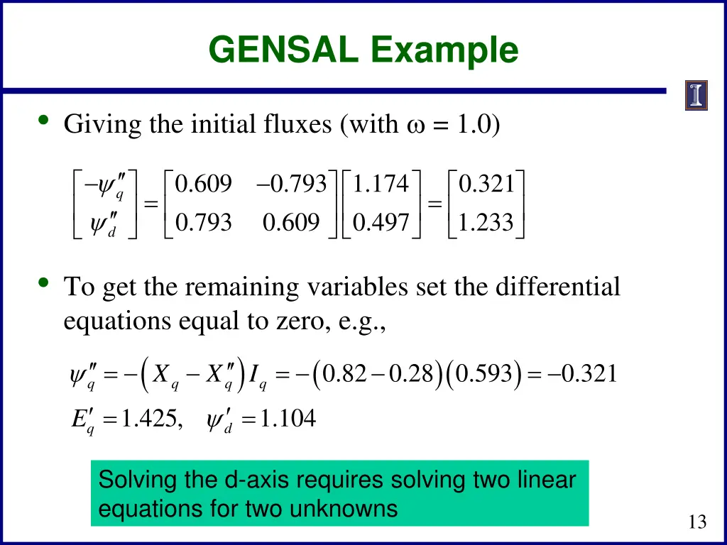 gensal example 2