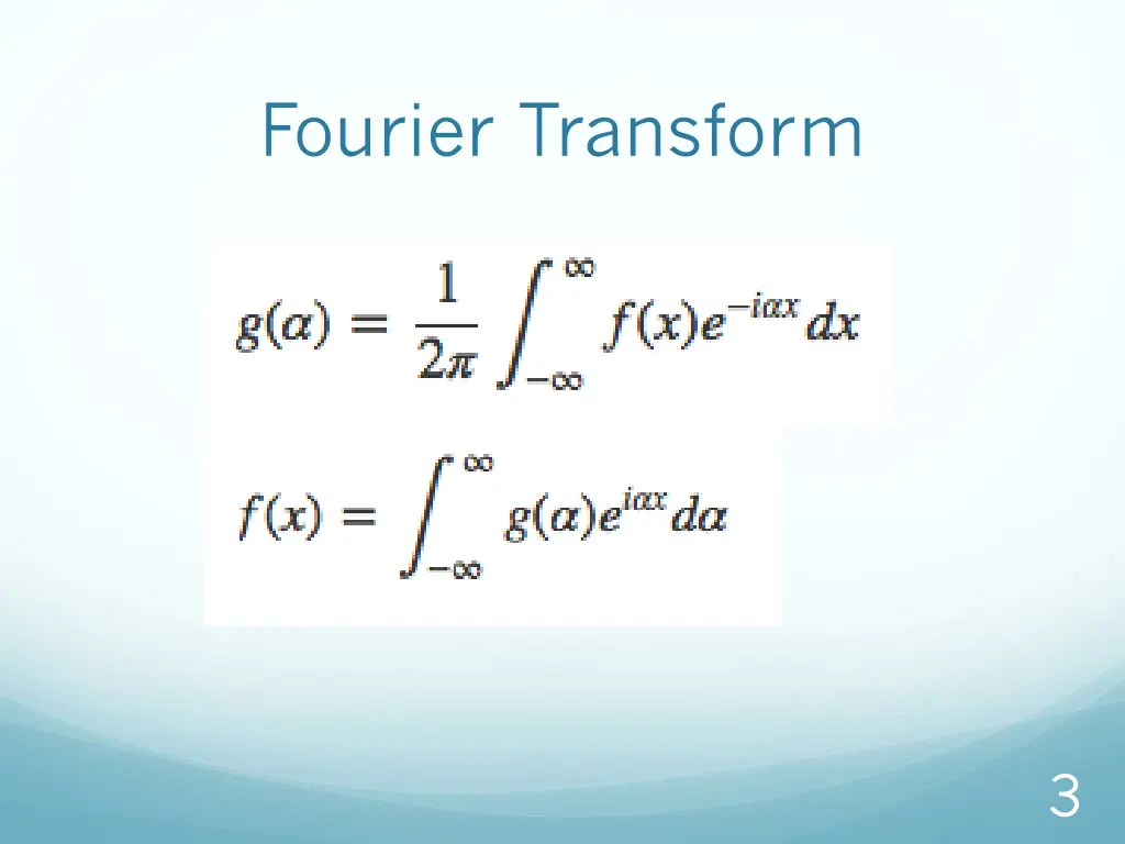fourier transform