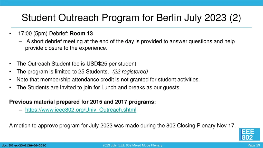 student outreach program for berlin july 2023 2