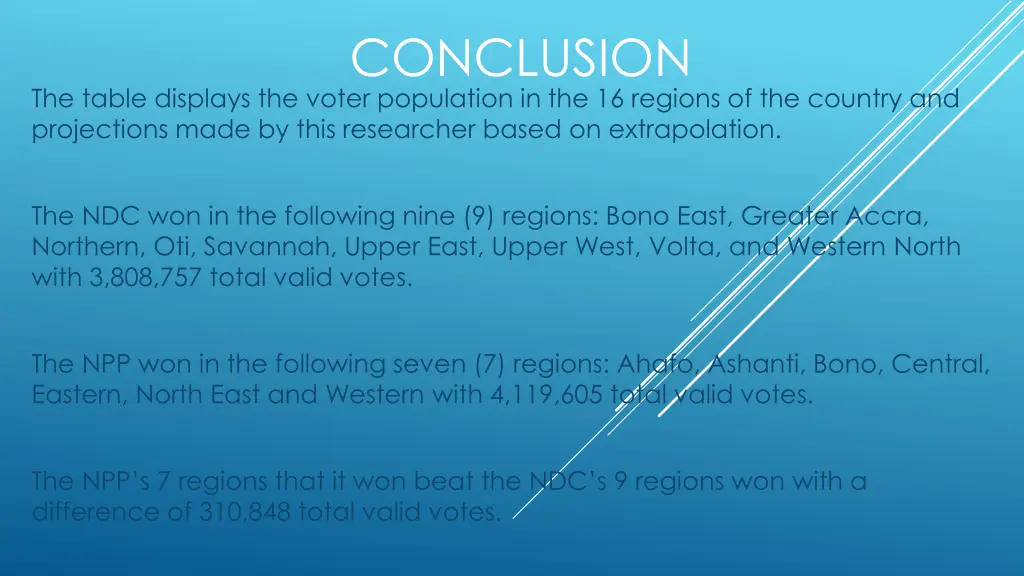 conclusion