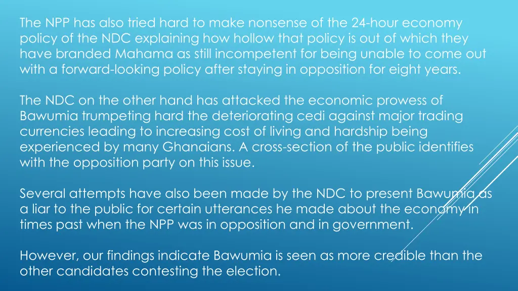 the npp has also tried hard to make nonsense