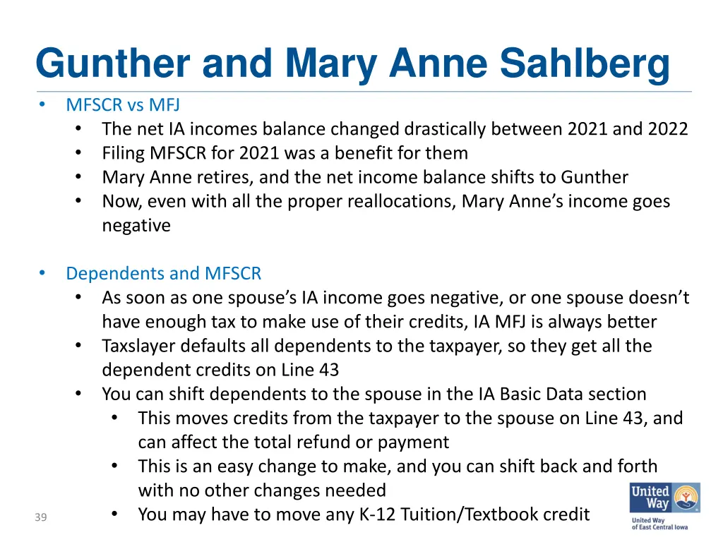 gunther and mary anne sahlberg mfscr