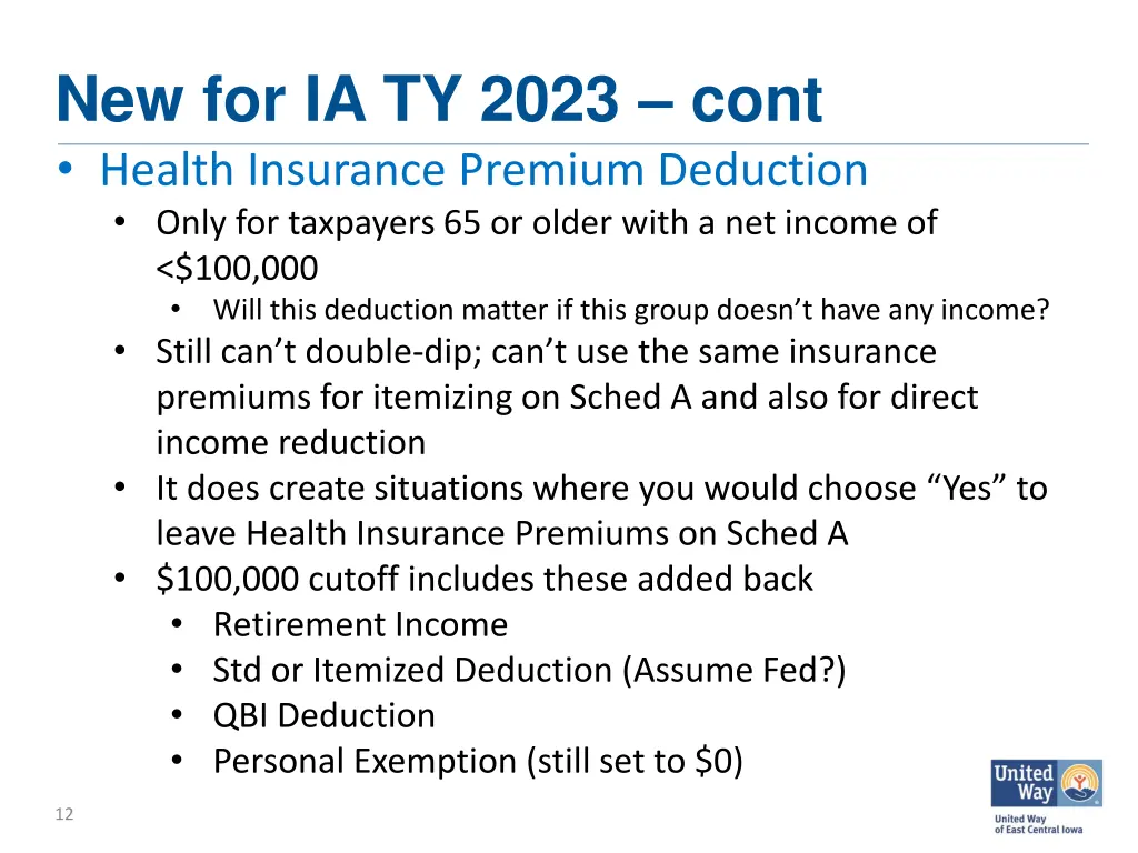 new for ia ty 2023 cont health insurance premium