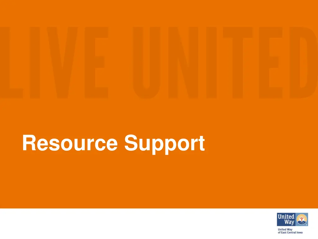 resource support