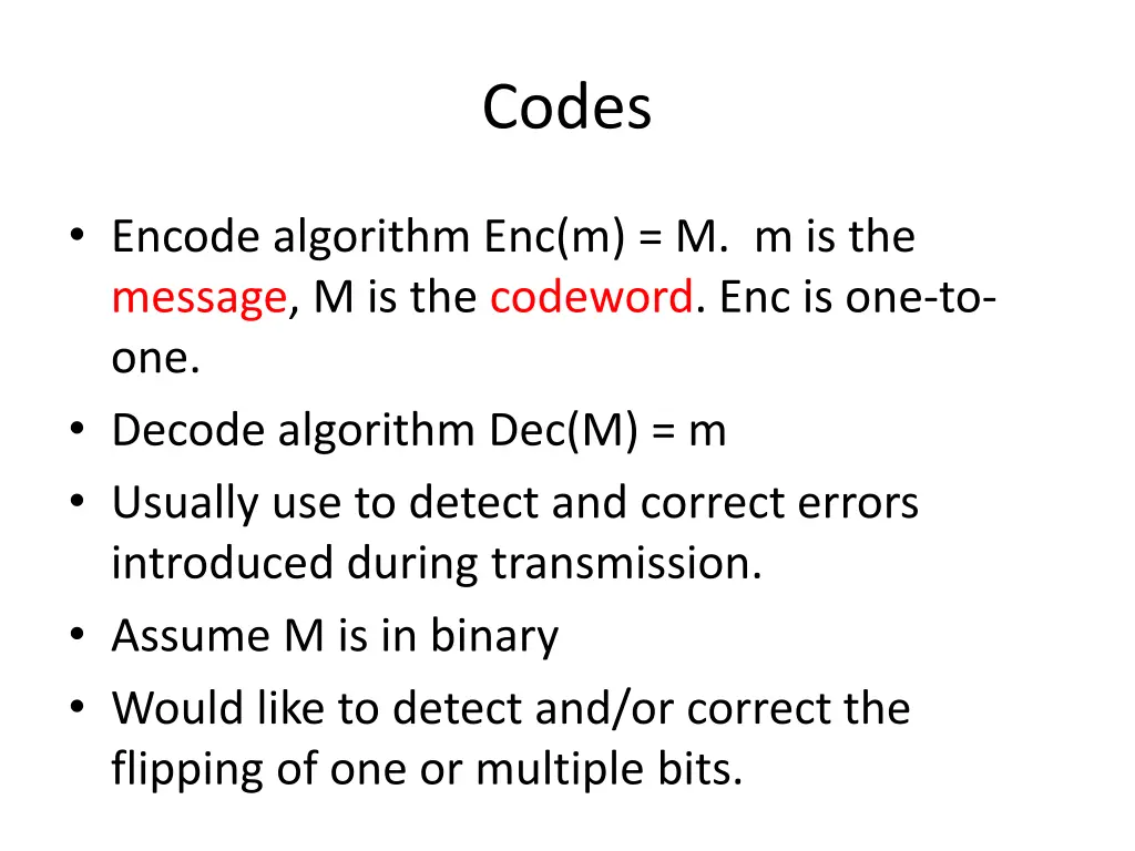 codes