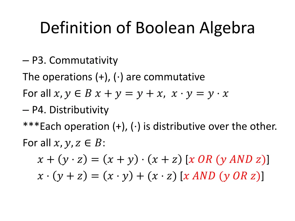 definition of boolean algebra