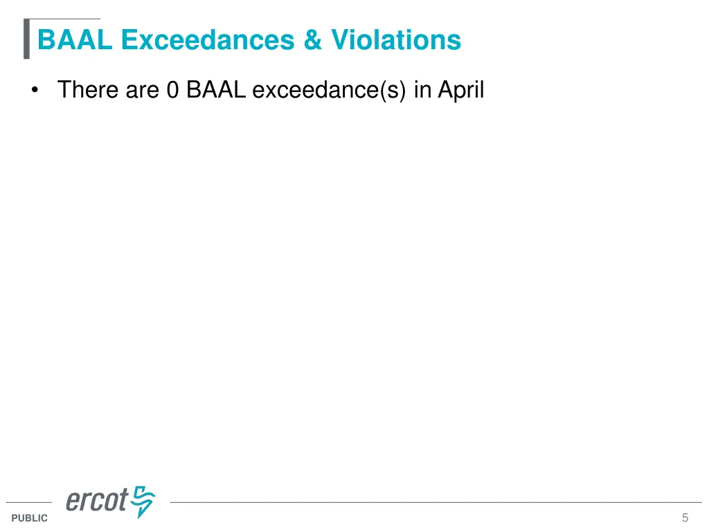 baal exceedances violations