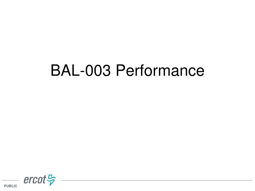 bal 003 performance