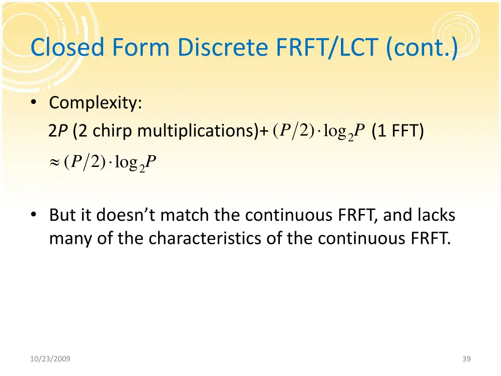 closed form discrete frft lct cont 2