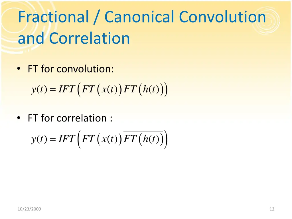 fractional canonical convolution and correlation