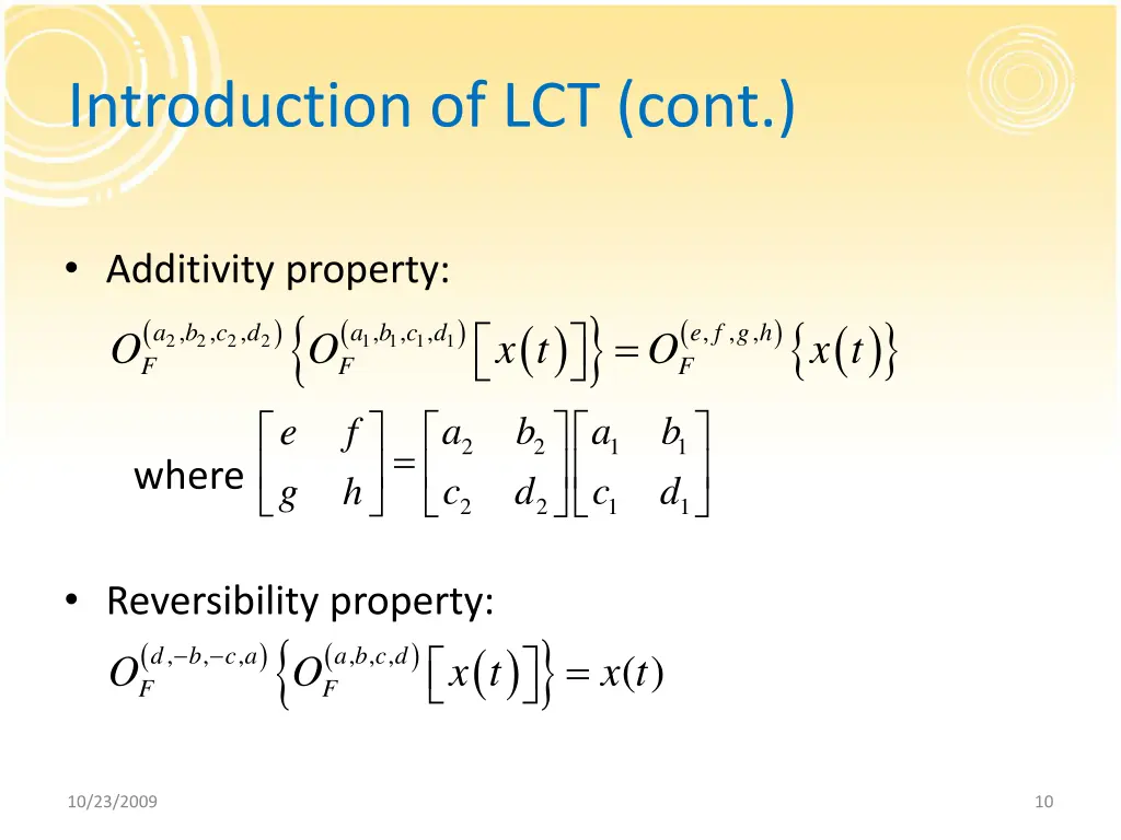 introduction of lct cont 1