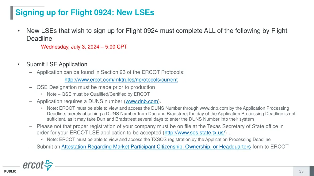 signing up for flight 0924 new lses