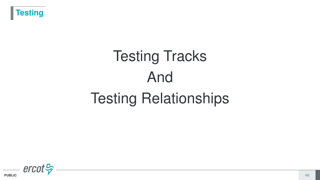 testing