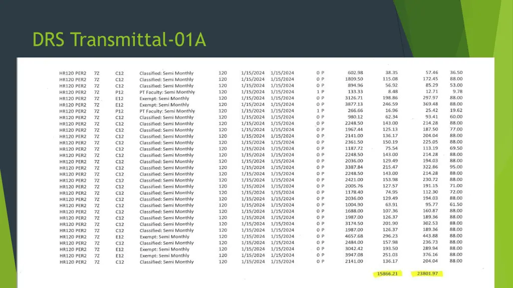 drs transmittal 01a