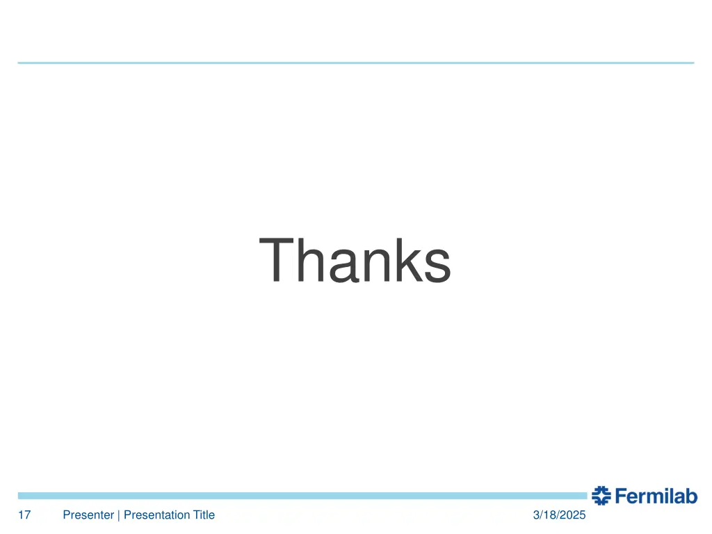 thanks