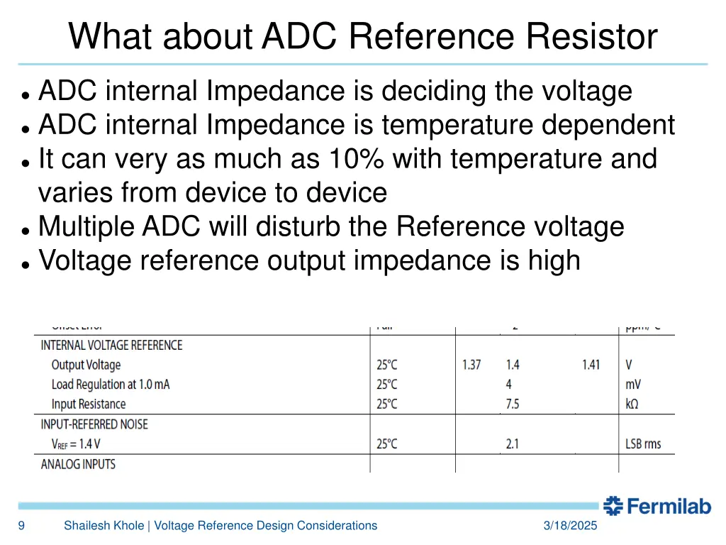 what about adc reference resistor
