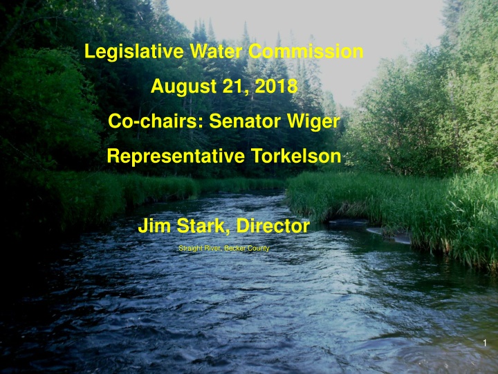 legislative water commission