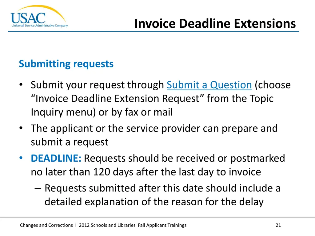 invoice deadline extensions 1