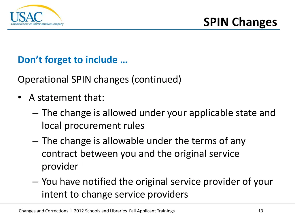 spin changes 4