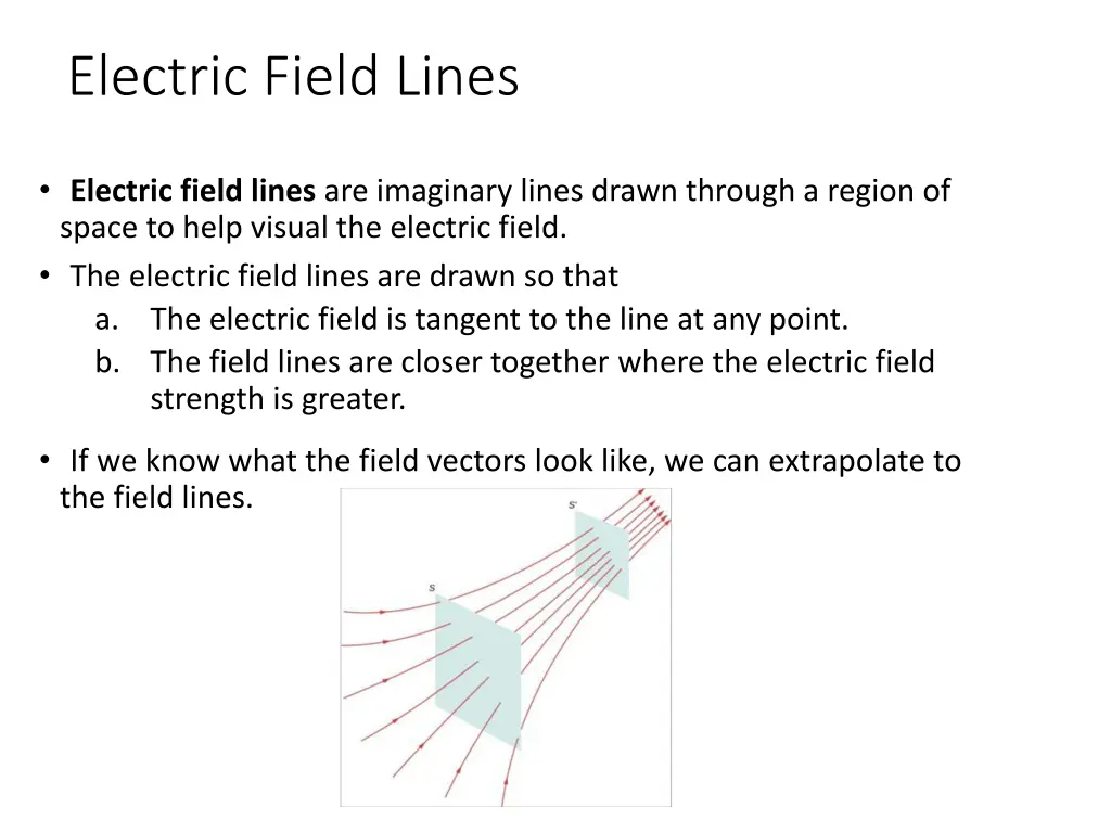 electric field lines
