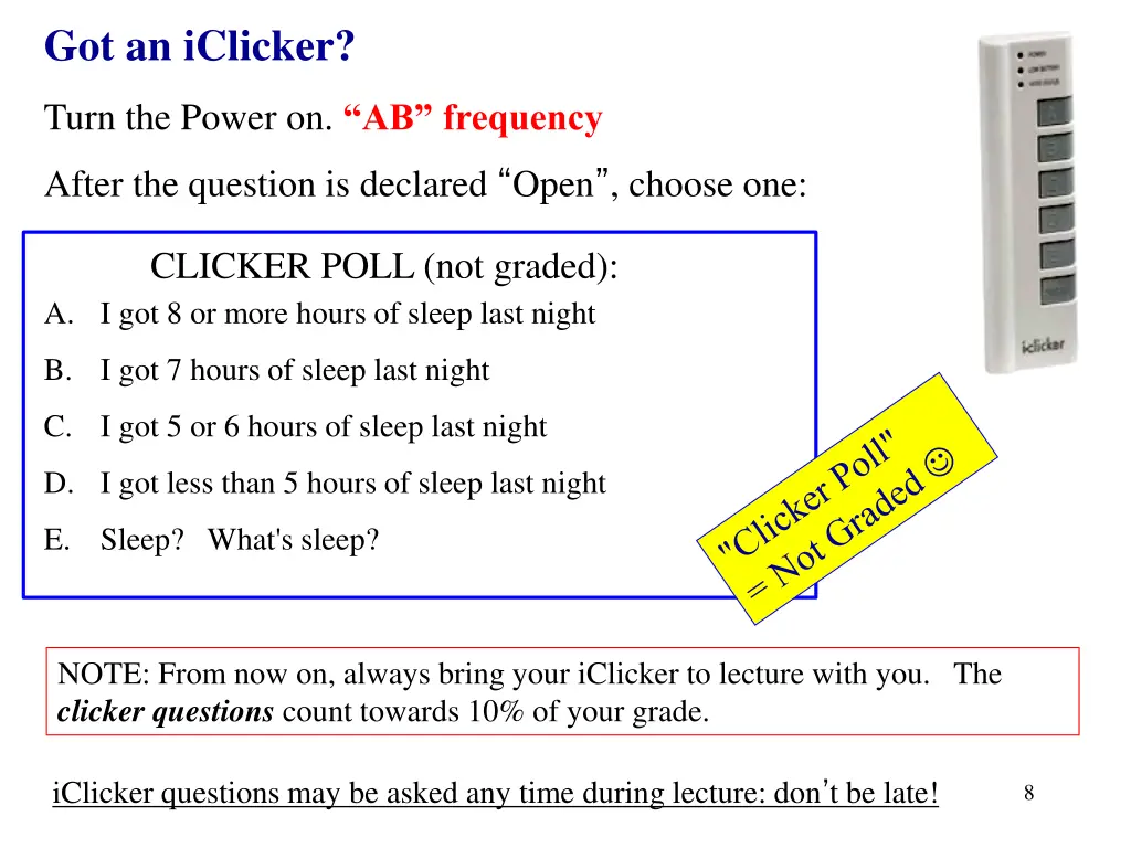 got an iclicker