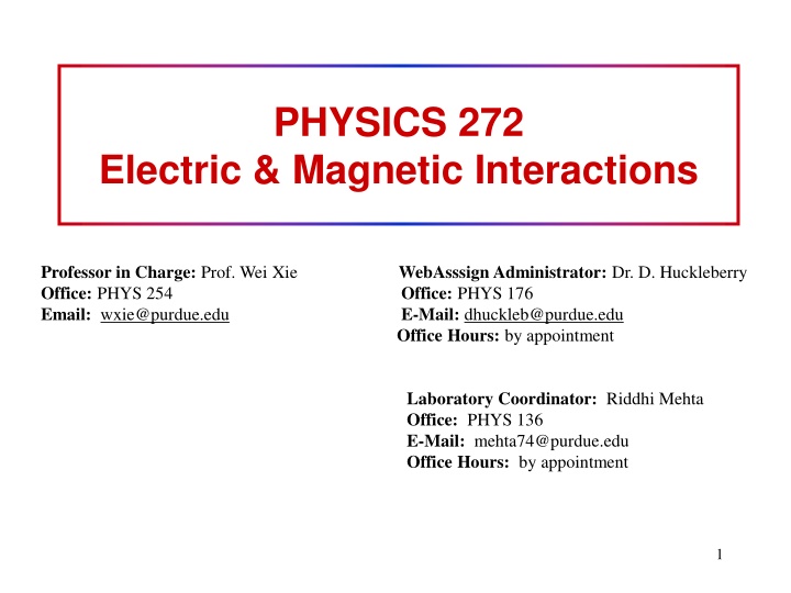 physics 272