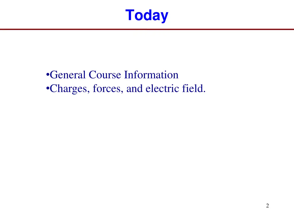 today