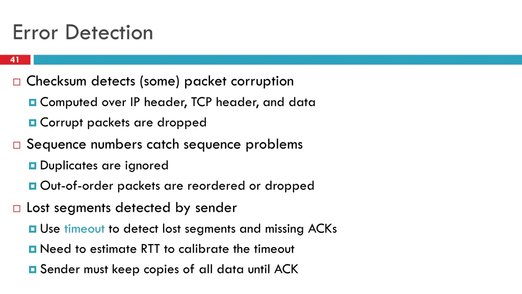 error detection 1