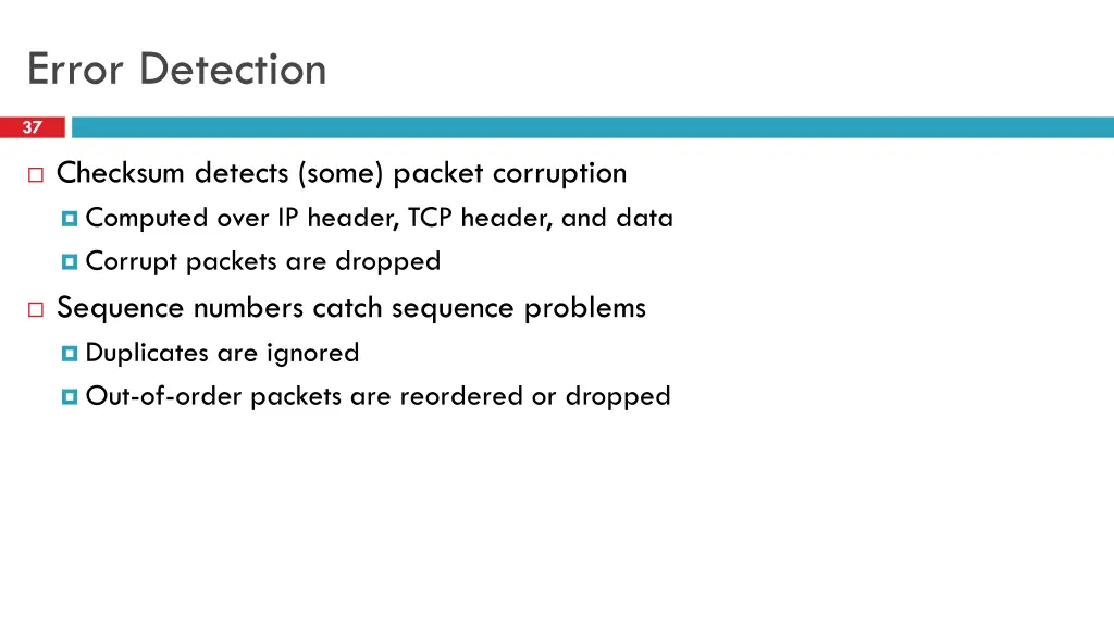 error detection