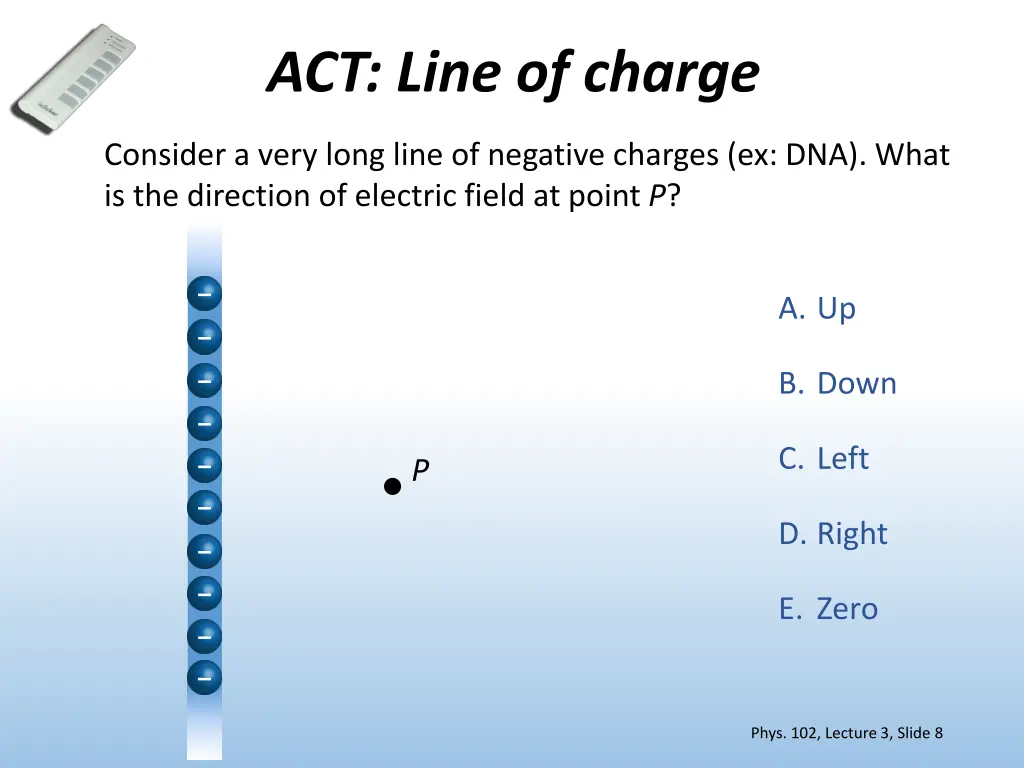 act line of charge