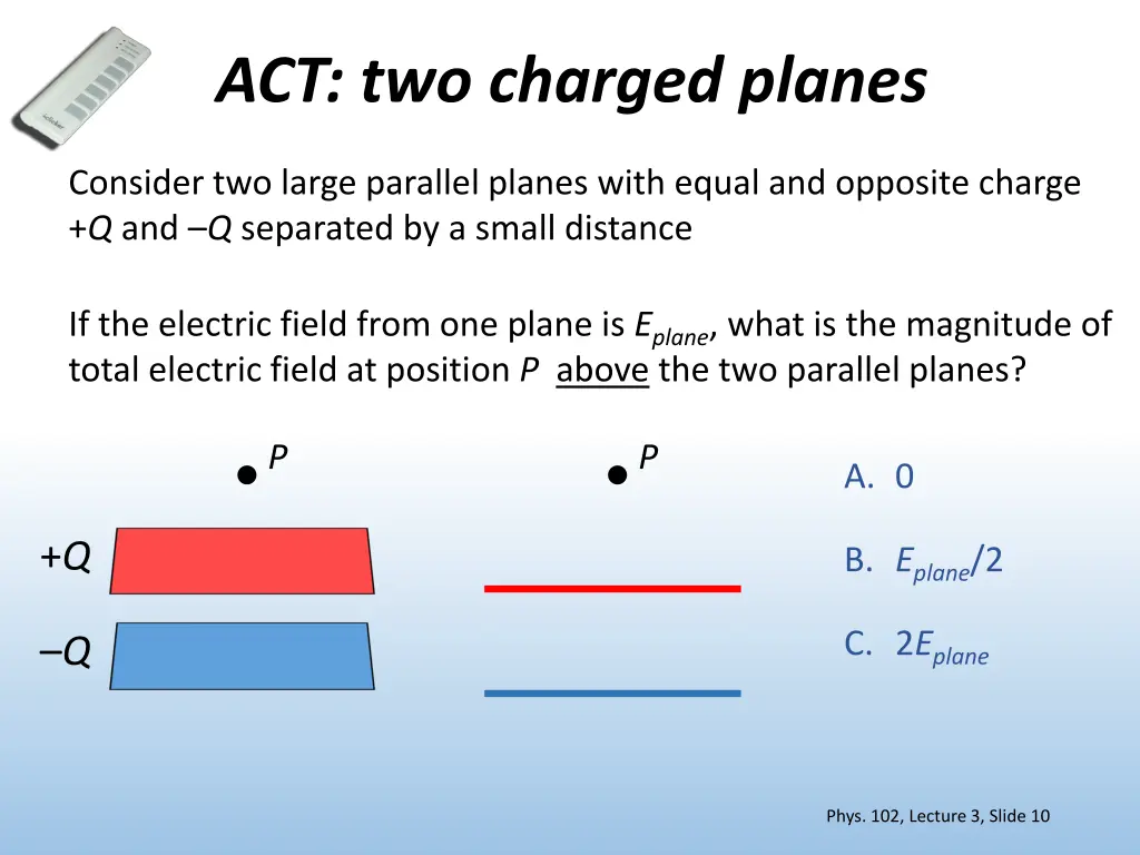 act two charged planes
