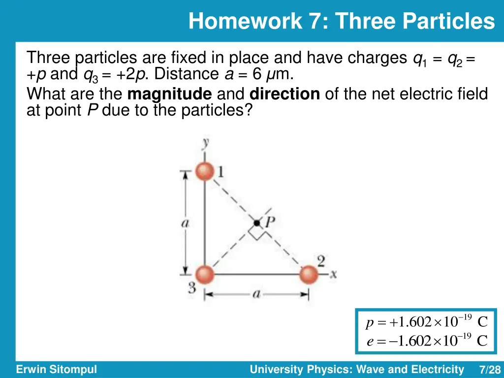 homework 7 three particles