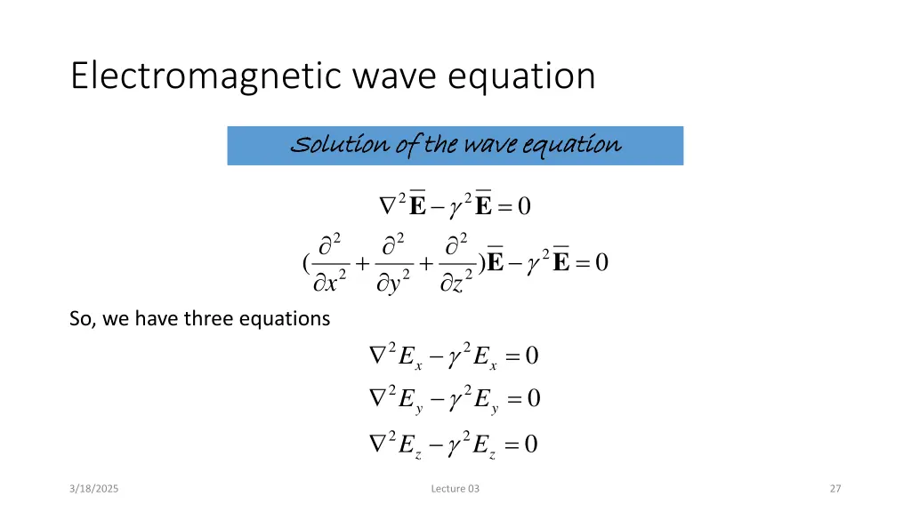 electromagnetic wave equation 5