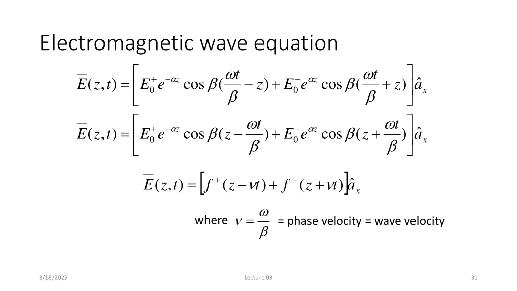 electromagnetic wave equation 9