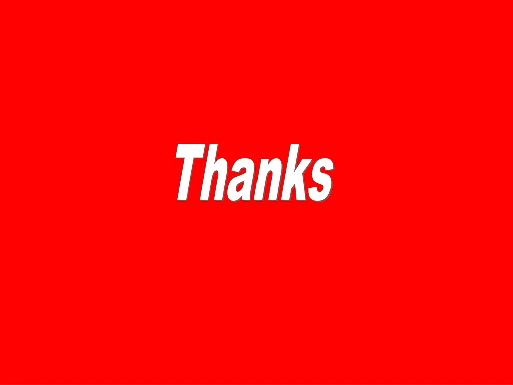 thanks