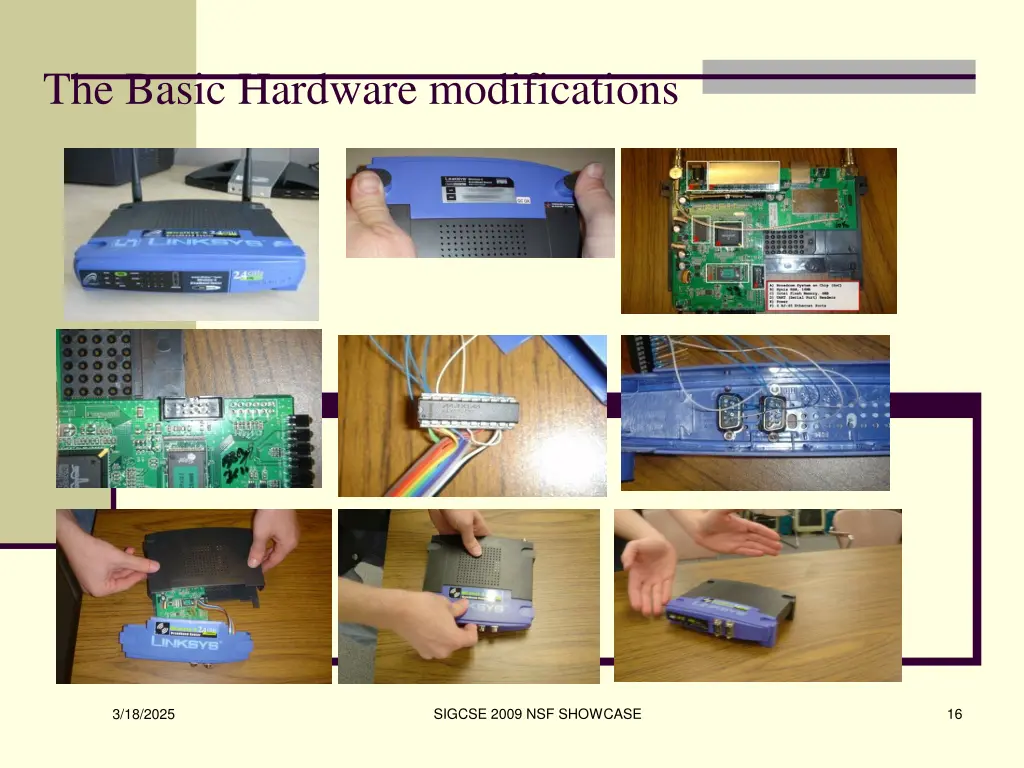 the basic hardware modifications